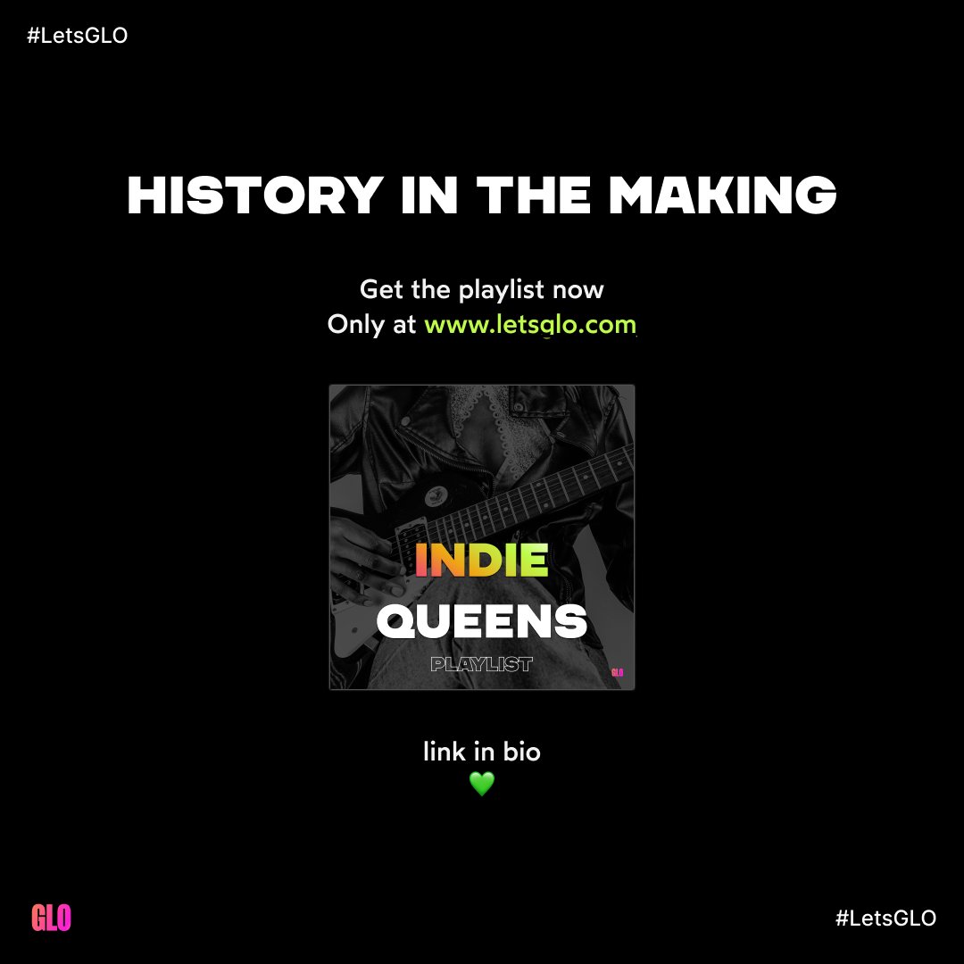Let’s finish WHM strong and keep the spirit alive all year, with a shoutout to the queens who rule indie music in our Indie Queens playlist!   

#WomensHistoryMonth #WomenInMusic #LiveToGoLive #LetsGLO #livestreaming #virtualconcert #indieartists #musicfans #creatorworkshop