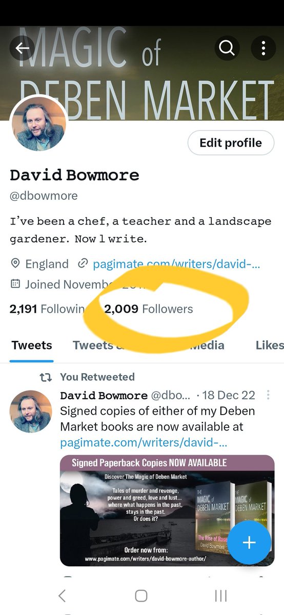 dbowmore's tweet photo. The #WritingCommunity has been fantastic this weekend, helping me reach my target of 2000. I've followed each new follower (I think!).

Thank you.

Now, one more #writerslift to celebrate. Leave your links and don't forget to retweet. https://t.co/WAnWixGMkj