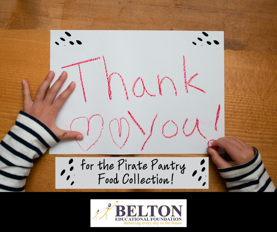 BeltonEdFound's tweet photo. Thank you @amfam agency owner, Teresa Deaton for providing an opportunity for our community to support our mission and nutrition initiatives with a recent food drive.  Appreciate all who helped stock our Pirate Pantries for @BeltonSchools children! #PirateFoundation #BEF4theKids https://t.co/nKl2YYaPRO