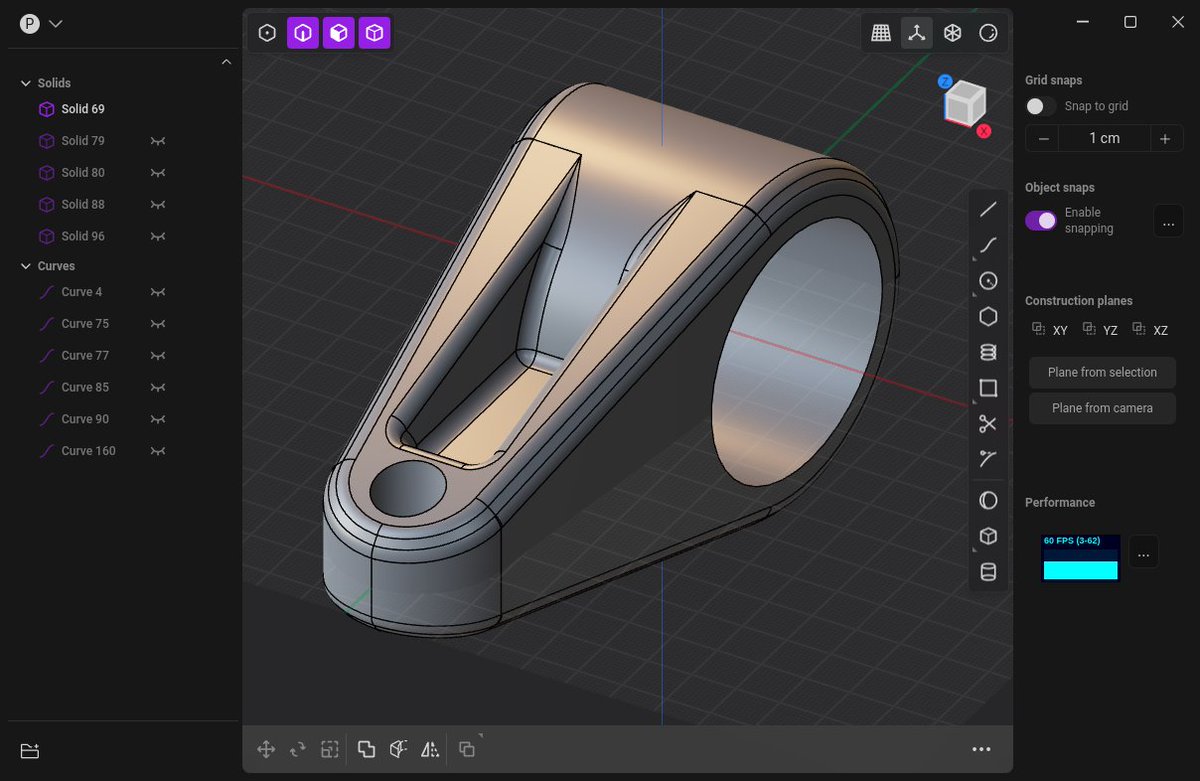 AcikKaynakci's tweet photo. Phase1  @getPlasticity #plasticity3d #CADforArtists https://t.co/jvBfMXNukx