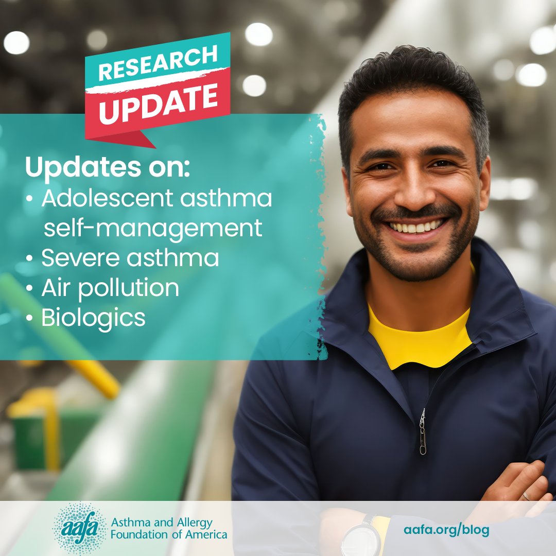 Last month, researchers tested new tools that that can help improve #asthma management, the <a href="/US_FDA/">U.S. FDA</a> started reviewing a new treatment option for CSU, and more. 

Learn about the latest updates in asthma in #allergy #research: community.aafa.org/blog/asthma-al…