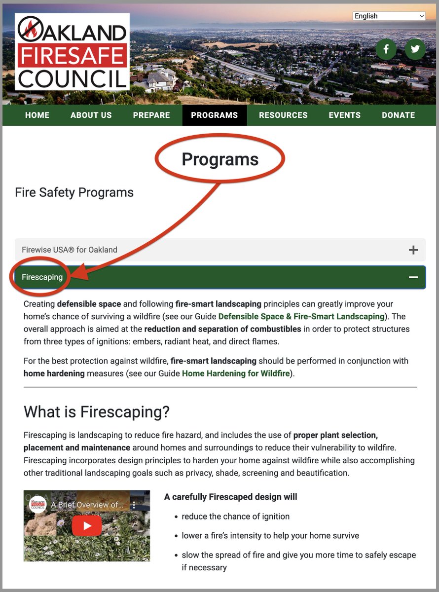 Latest OFSC newsletter conta.cc/3M7AJmo features:  OFSC #Firescaping program • Oakmore PEP 
• Montclair Undergrounding Petition • @cal_office   Zone 0 Survey 🔥#wildfireready 🔥#readyoakland

Subscribe with blue button 'Join Our Email List' above  newsletter