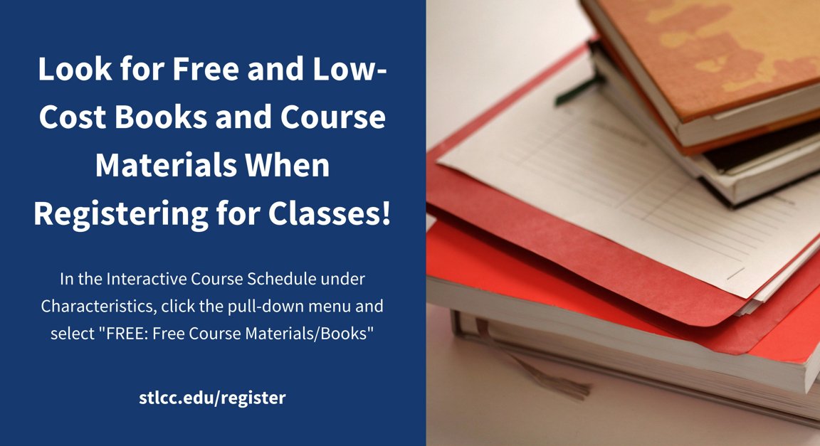 Look for free and low-cost books when registering!