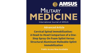You’re invited to read this Military Medicine article open for public access. A subscription to Military Medicine &amp; waived submission fees to publish are some of the benefits of AMSUS membership. Link to article: bit.ly/3m0TMUA. For membership: bit.ly/2LxTlhP.