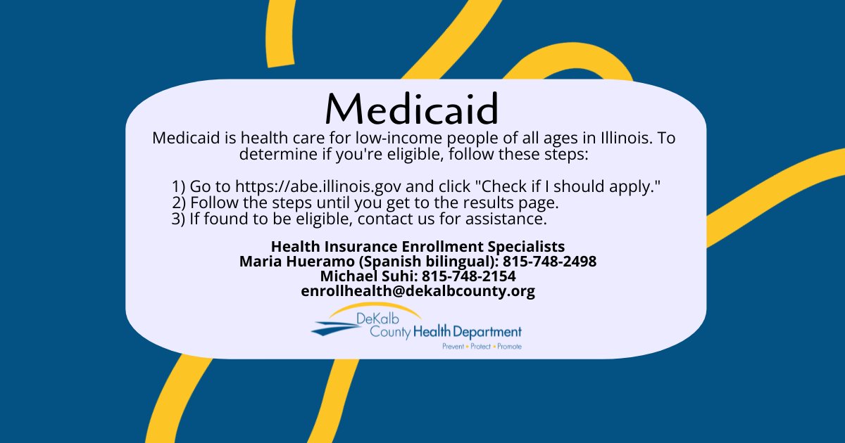 DeKalbCoHD's tweet photo. Calling all Medicaid patients! Renewals are starting up again in 2023. If you have any questions about renewals or Medicaid in general, give us a call. https://t.co/UjBB9zMXzI