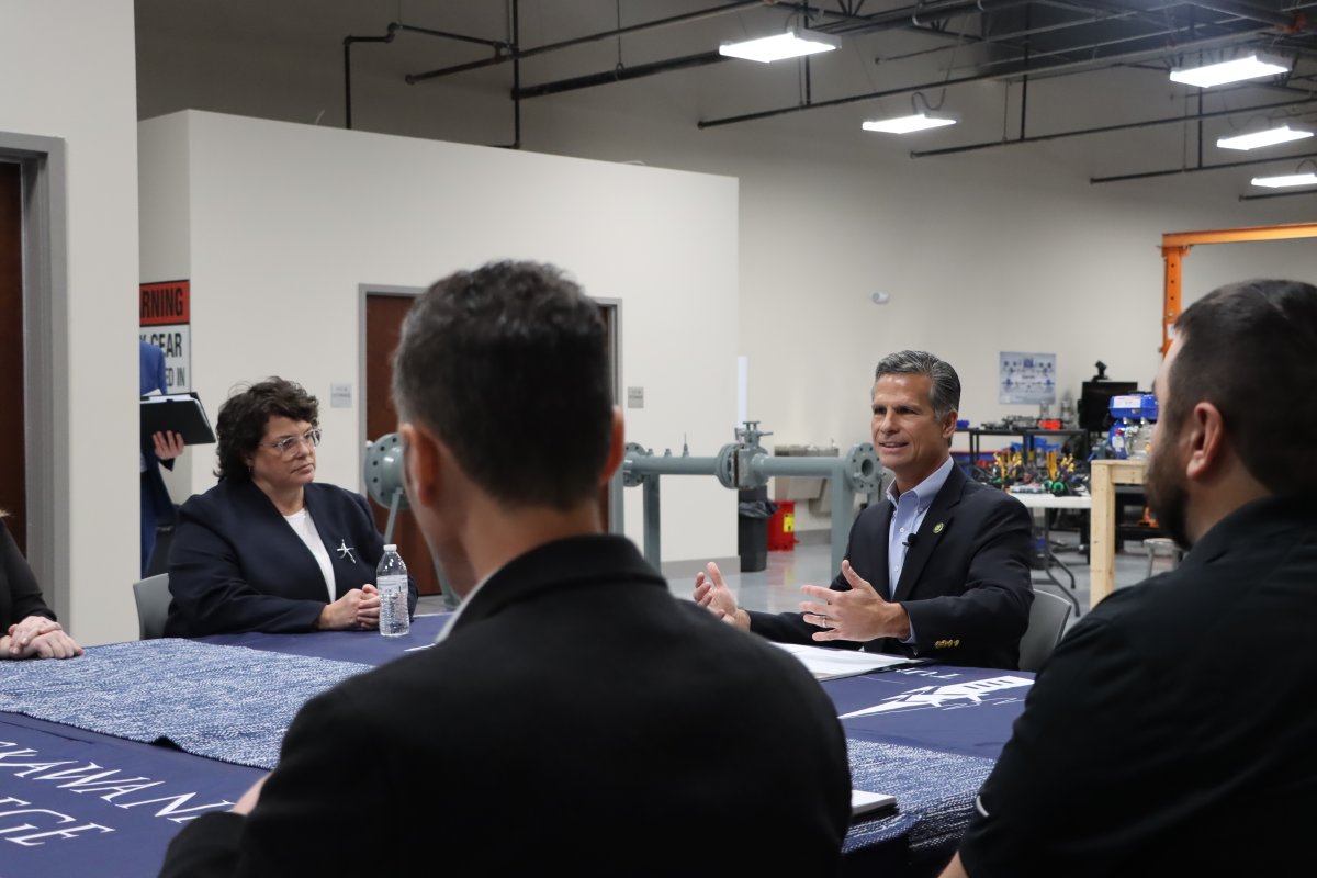 Thank you <a href="/RepMeuser/">Congressman Dan Meuser</a> for visiting our School of Petroleum &amp; Natural Gas for a roundtable discussion with Lackawanna College President Dr. Jill Murray and other local representatives!