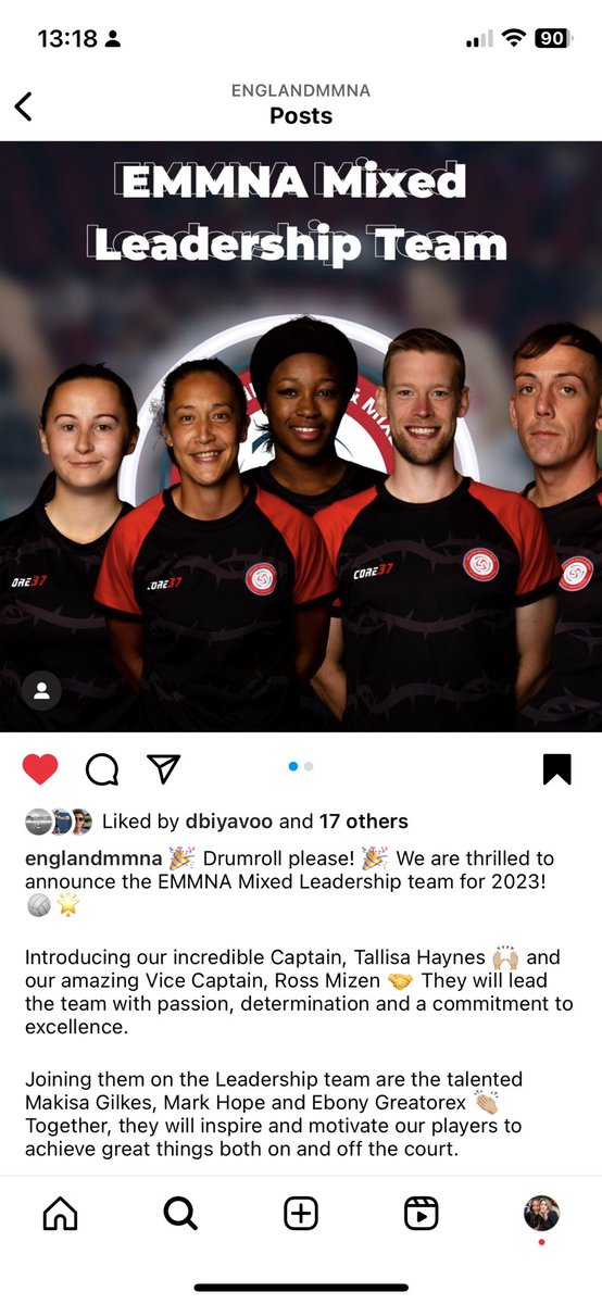 Tallisahaynes's tweet photo. 🚨It’s official🚨
So looking forward to captaining this exciting @EnglandMMNA Mixed Netball Association Mixed Netball Squad under the guidance and support of the rest of the leadership team!!
#NewChallanges #mixedNetball #SportForAll https://t.co/BgNm0n4xc7