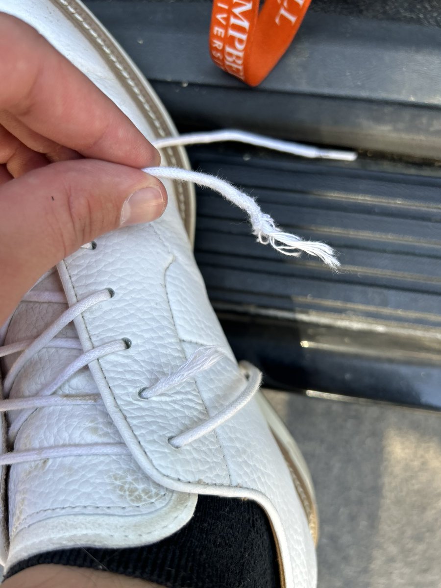 @FootJoy Bought my son a pair of $200 #FJPremiereSeries for his 18th Birthday and the laces snapped after just 2 weeks! So frustrating after spending that much $ on them.