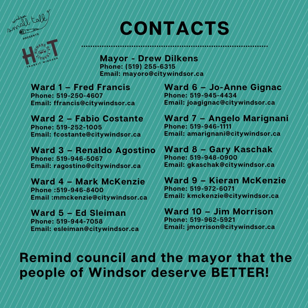 ActivateTransit's tweet photo. You can contact city council to implore them to make wise budgetary decisions to fully fund our public transit system as well.
#ygq #windsoressex #podcast #listen #love #spotify #applepodcast #podcastcommunity #transit #humansoftransit https://t.co/YPv0wB54ts