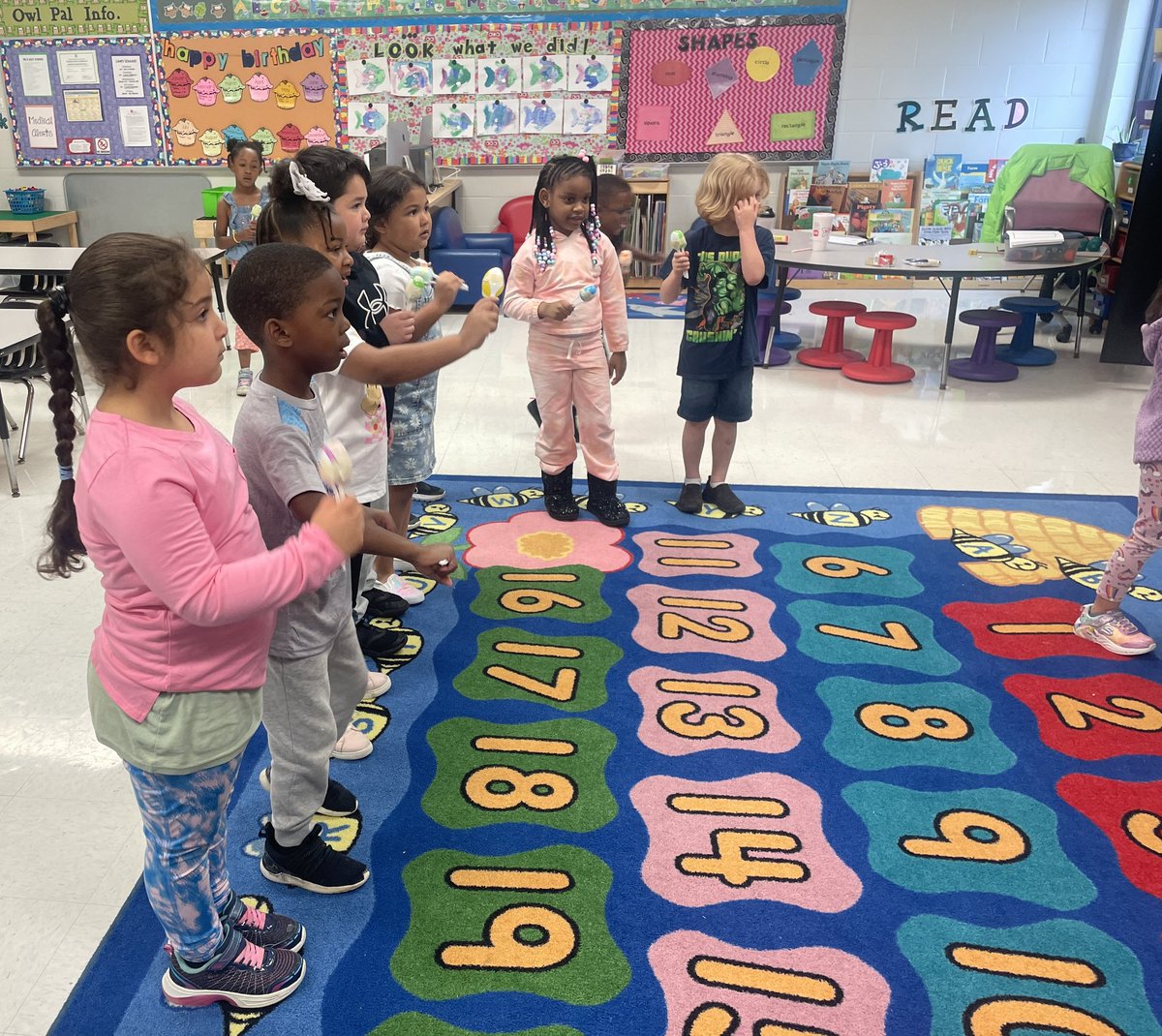 Students <a href="/RES_Redbirds/">Rivercrest Redbirds</a> are making maracas! Why? Celebrating music Monday for Week of the Young Child led by <a href="/mrslauriewood/">Laurie Wood</a>! <a href="/NAEYC/">NAEYC</a> #NoPlaceIdRatherB