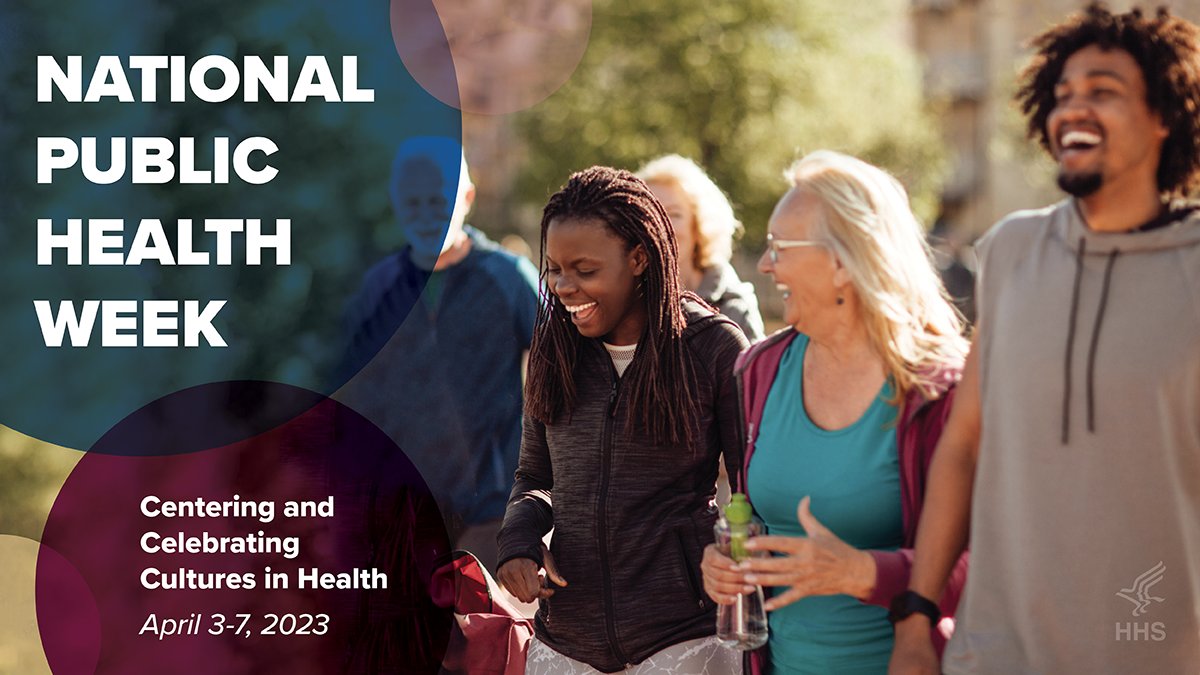 Today marks the start of National Public Health Week! Public health is grounded in the fundamental truth that we are all in this together — that our health is connected. We are strongest when we work together to lift everyone’s well-being. #NPHW