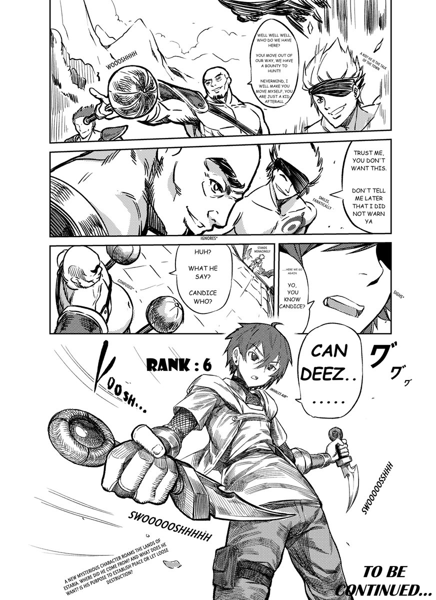 Always wanted to experience making my own manga, now I did it! Thanks <a href="/OldeusOfficial/">Inkugami</a> 😄.
#manga 
Please zoom in and read those tiny tiny words that I wrote all over the place🙏enjoy!😜