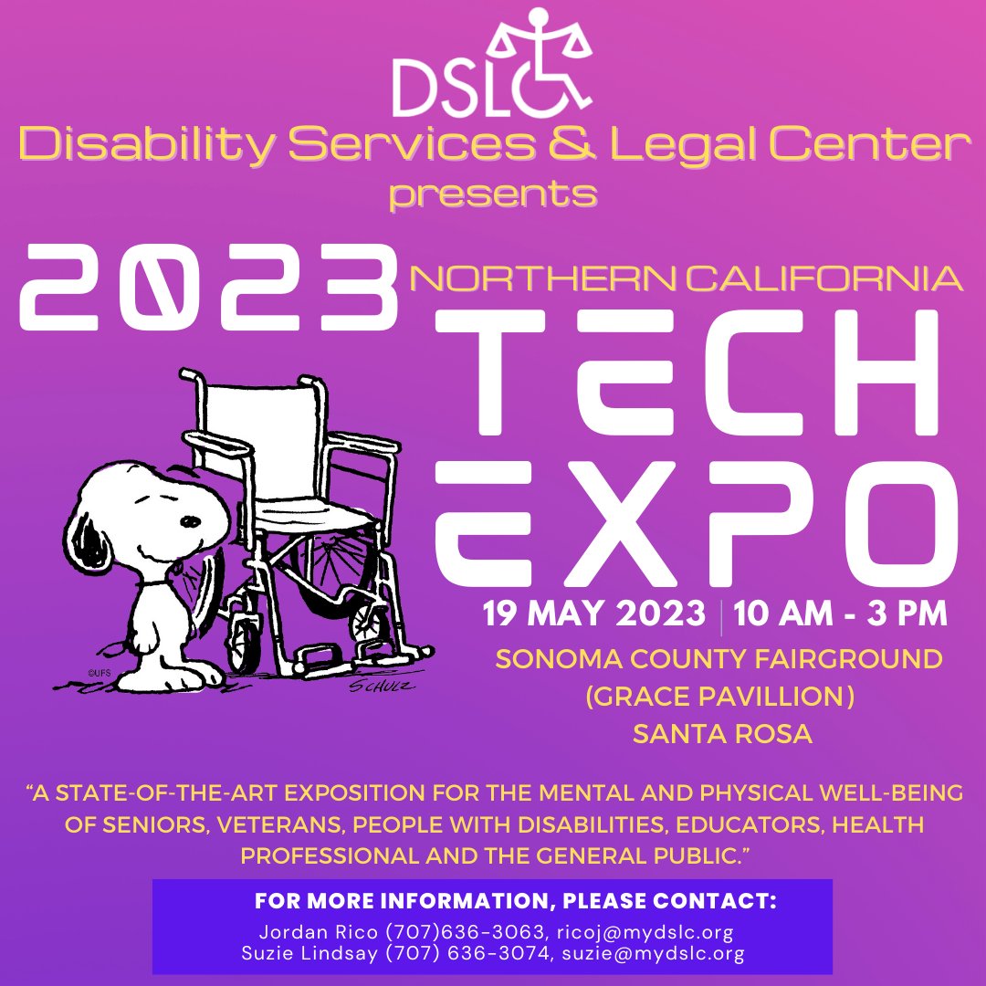 We are so excited to bring back our Tech Expo! Get ready for May 19th at Grace Pavillion located at Sonoma County Fairgrounds. 

ARE YOU EXCITED? Let us know if you will be there!