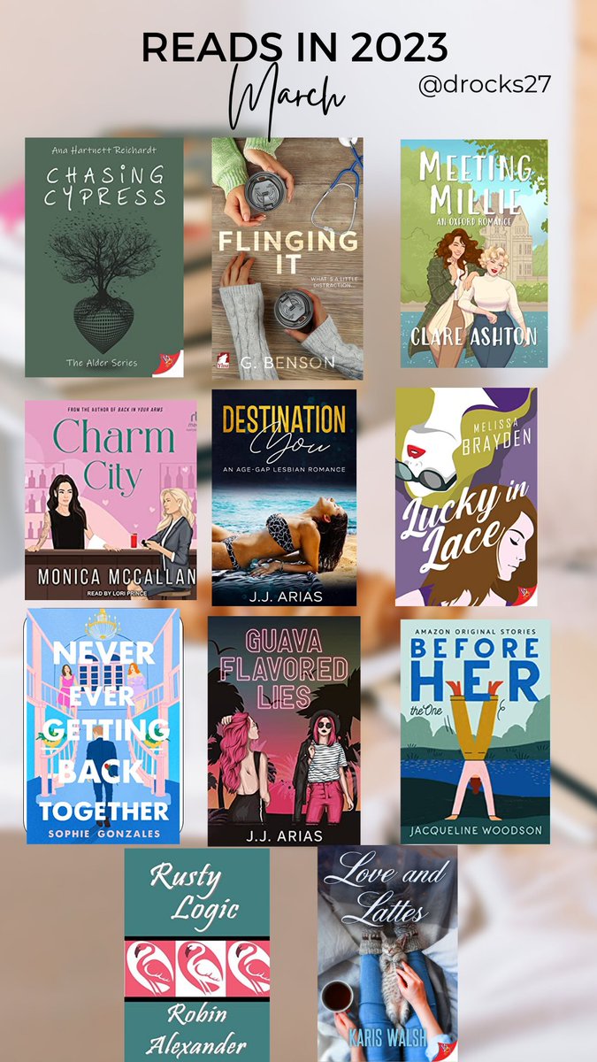 My March Reads #sapphicreads #sapphicbooks #lesfic #queerbooks  #lgbtbooks #ffromance #lgbtqbooks #lesbianromance  #lesbianbooks #lgbtqreads #lesbianreaders   #sapphic    #lesbianfiction #indieauthors #queerreads #reader  #queerlit #lgbtreads #queerfiction