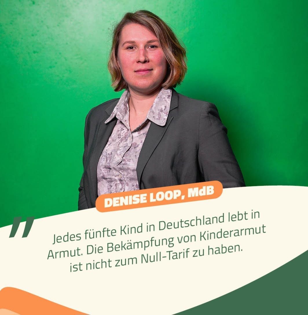 Es darf nicht sein, dass in einem reichen Land wie Deutschland jedes fünfte Kind in Armut aufwächst. 
#Lindner sollte seine Klientelpolitik nicht auf dem Rücken von Kindern austragen und die im Koalitionsvertrag vereinbarte Kindergrundsicherung umsetzen. <a href="/denise_loop/">Denise Loop</a>