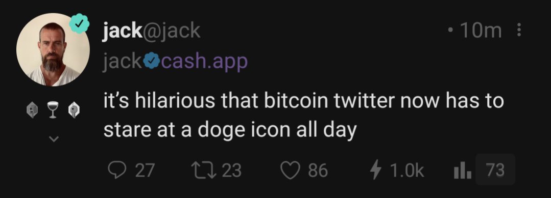 Yes, it's that jack... On Nostr.