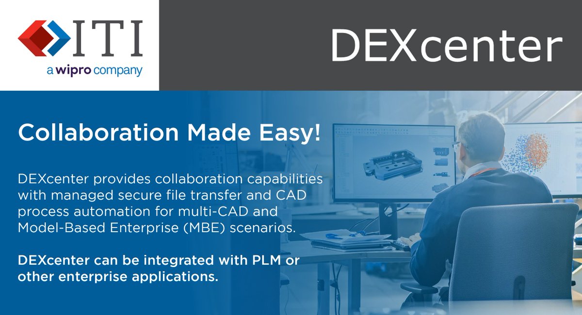 ITI_Global's tweet photo. #DEXcenter provides partner and supplier collaboration with managed secure file transfer and CAD process automation for #multi-CAD and #MBE scenarios.

Want to learn more? Join us for our upcoming webinars on April 26 &amp; 27 by clicking the link below!

https://t.co/ok0M4JykH1 https://t.co/F8jab2F0cP