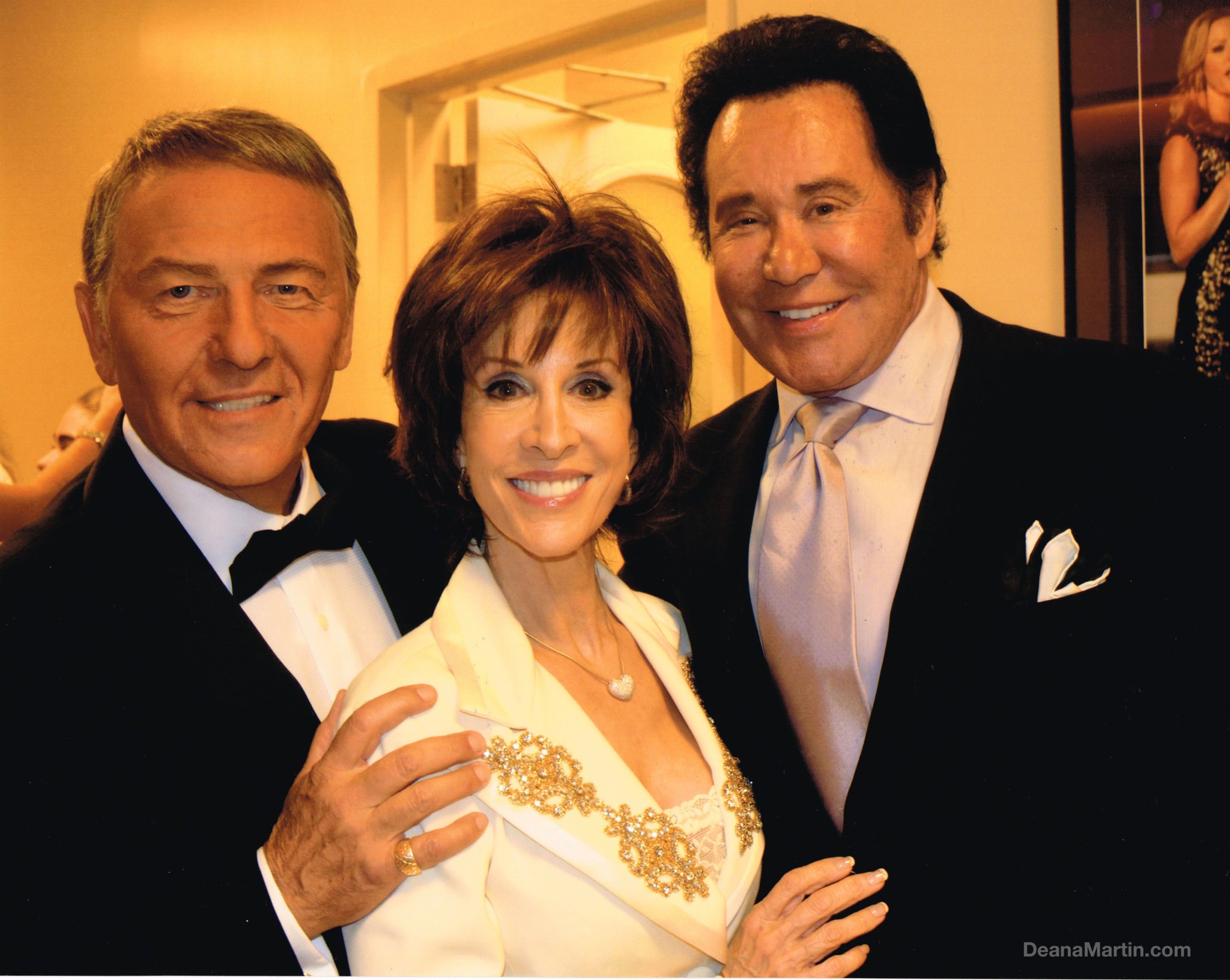 Happy Birthday to our dear friend Wayne Newton!  Deana Martin with Bob Anderson as Frank Sinatra & Wayne Newton 