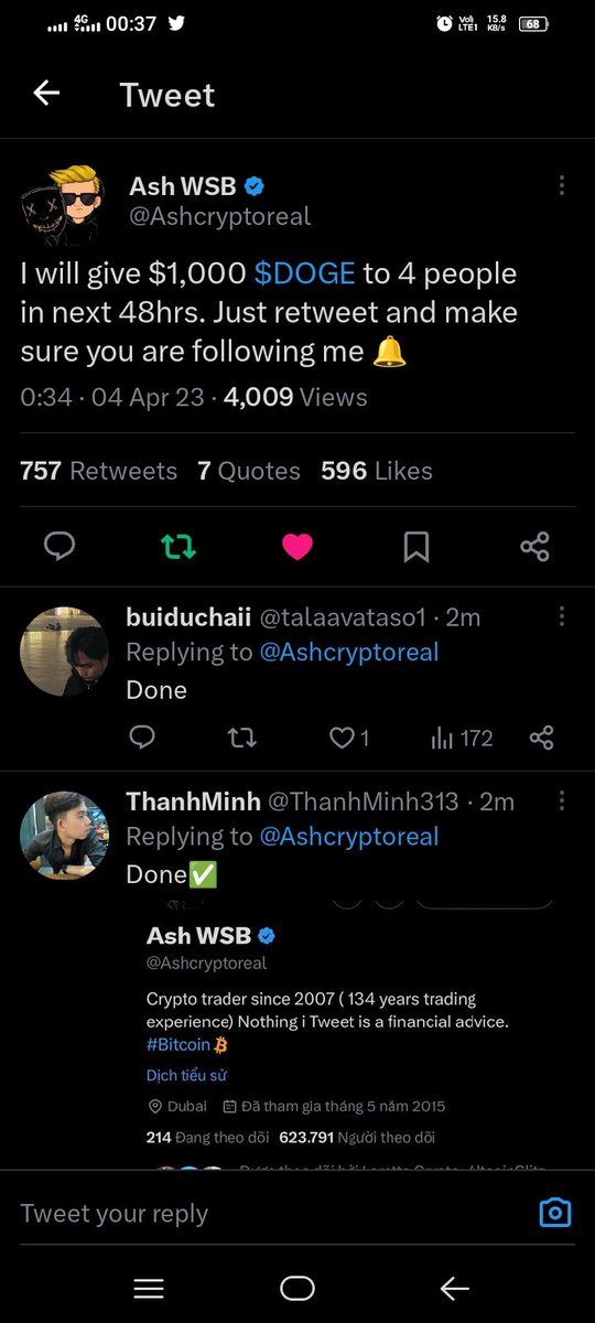 TharinduShalin3's tweet photo. @Ashcryptoreal https://t.co/KOw77Ci91y