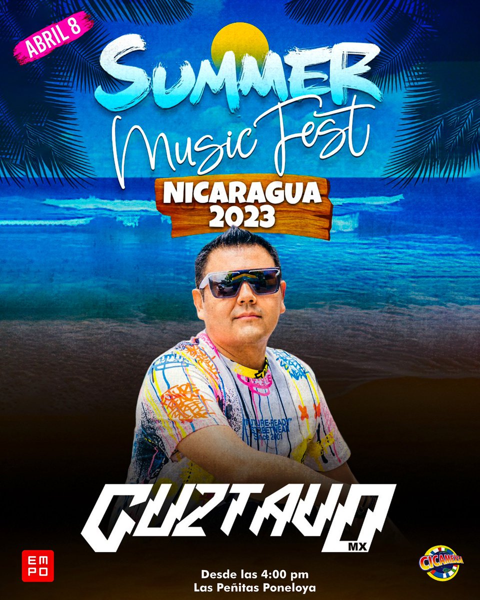 Nuestro dj residente @GuztavoMX inicia la temporada de Festivales 2023 en Nicaragua!