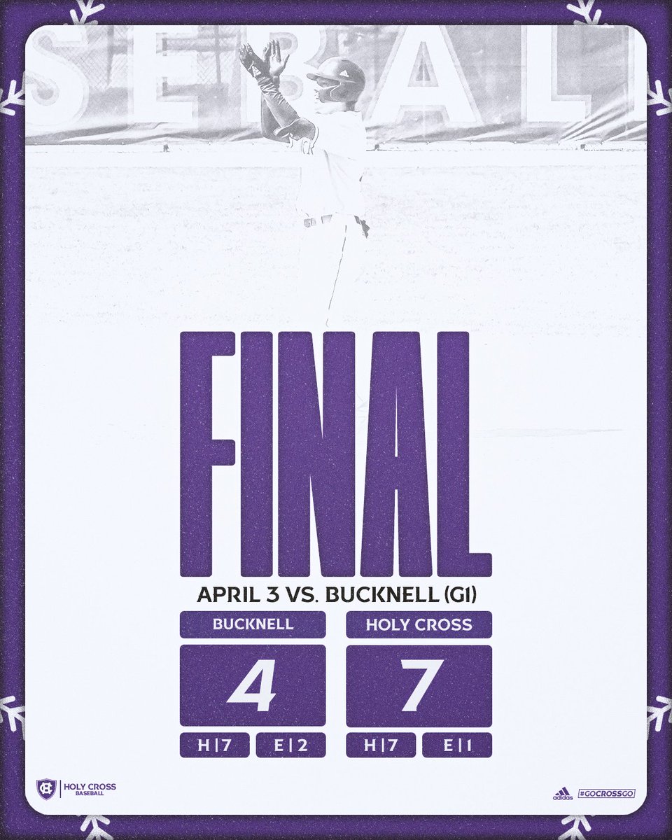 HCrossBaseball's tweet image. CRUSADERS WIN!

@OBrown907 leads the way on offense with two doubles and three RBI and Chris Benton hits his fourth homer of the year. 

#GoCrossGo