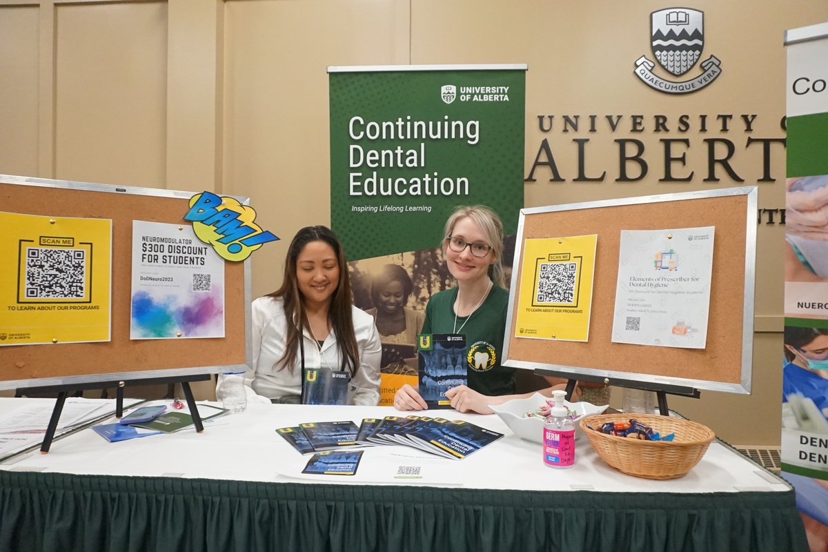 UAlberta_FoMD's tweet photo. Day of Dentistry (March 30) was a very successful event!

Here are some photos😍 : https://t.co/XdzceHUEKM