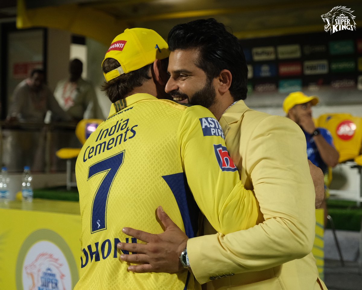 Home game at Anbuden is never complete without 7⃣ & 3⃣ 🥹💛

#WhistlePodu #Yellove 🦁