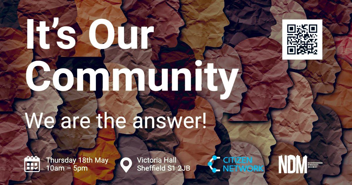 🔅The future of #care &amp; #support is in our neighbourhoods 

📌Join us in #Sheffield on 18th May &amp; meet the people taking action in their local #neighbourhoods + those working behind the scenes to create the systems we need for the future

Part of <a href="/FestOfDebate/">Festival of Debate 2025</a> w/<a href="/DemeMove/">Fearless Cities: South Yorkshire</a>  #FoD