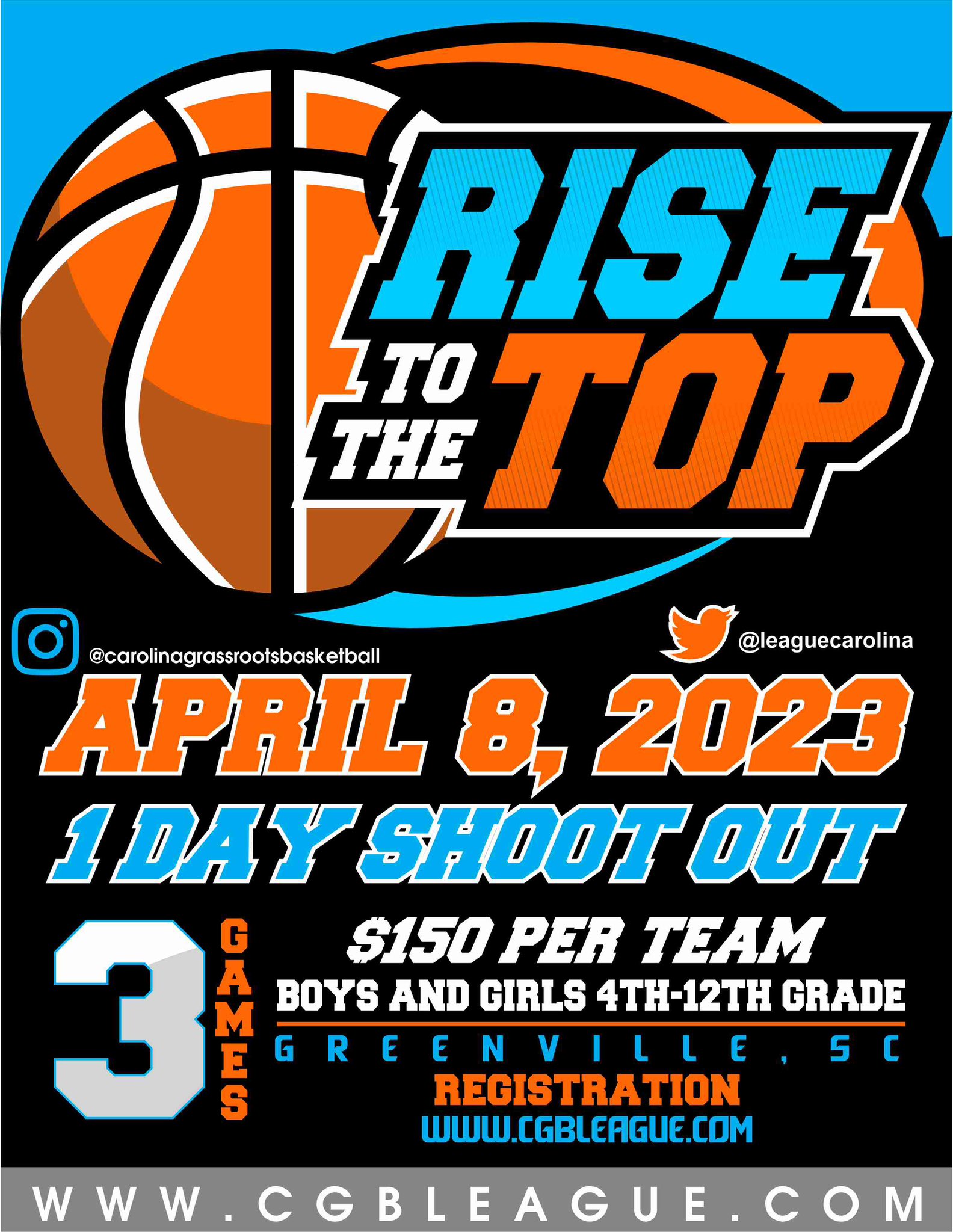 Carolina Grassroots Basketball League on Twitter "Rise To The Top 1
