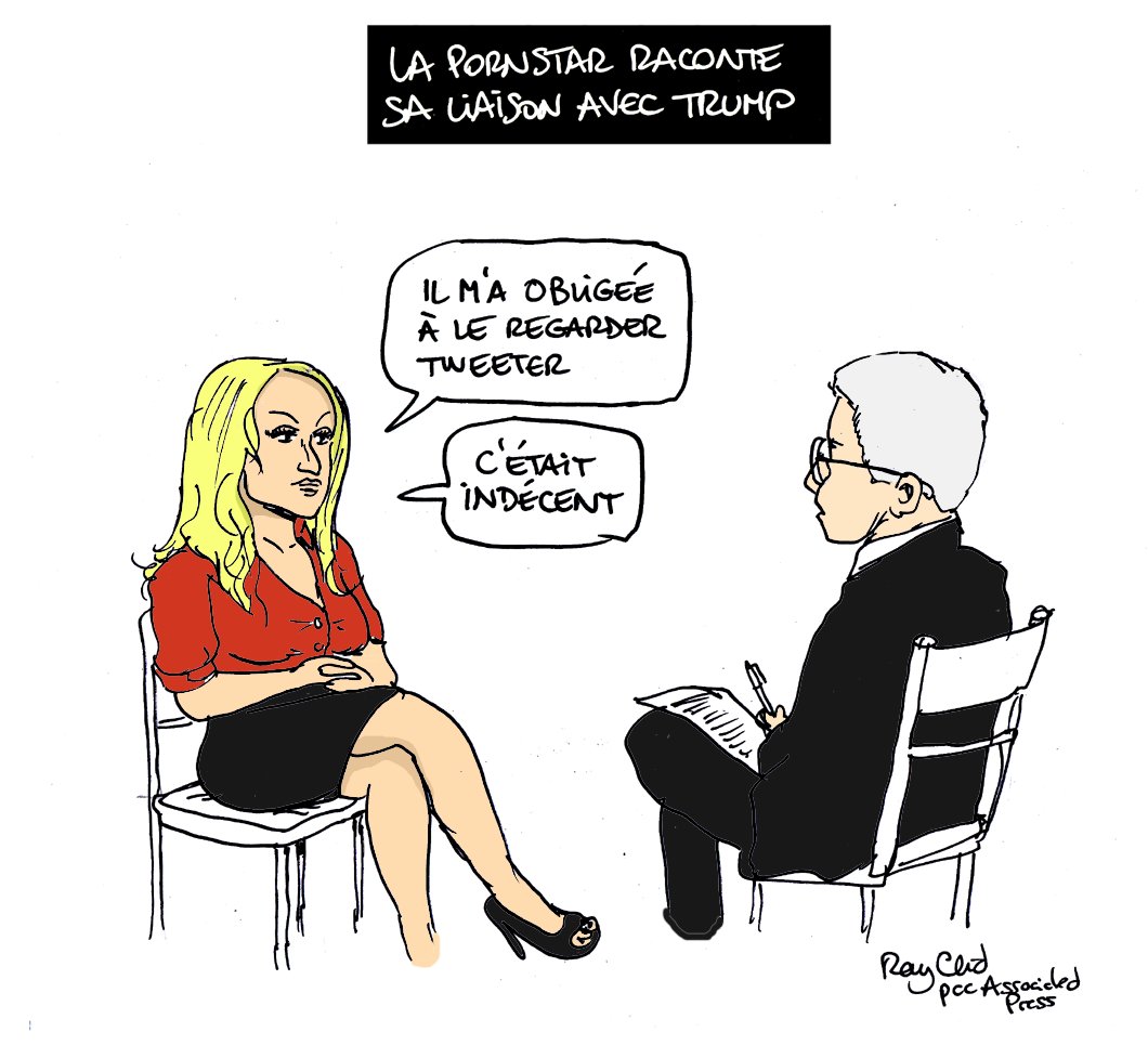 rayclid's tweet photo. #trump #StormyDaniels #cartoon #dessin https://t.co/zXS1Q0avjS