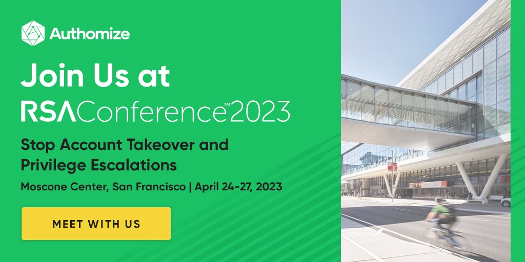authomize's tweet image. Schedule a meeting with us at @RSAConference  to see how @authomize is solving identity security challenges.

We&apos;ll be there talking about the future of cloud identity and #ITDR.

See you there!
#identitysecurity #cloudidentity #rsac

authomize.com/events/rsa-con…