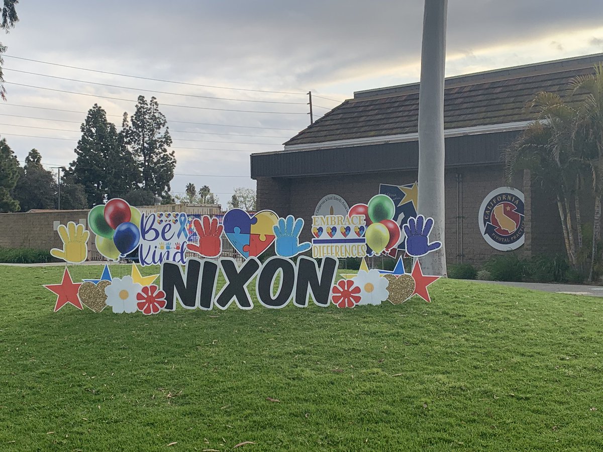 NixonAcademy's tweet photo. Autism Awareness https://t.co/D62aAKi7bP