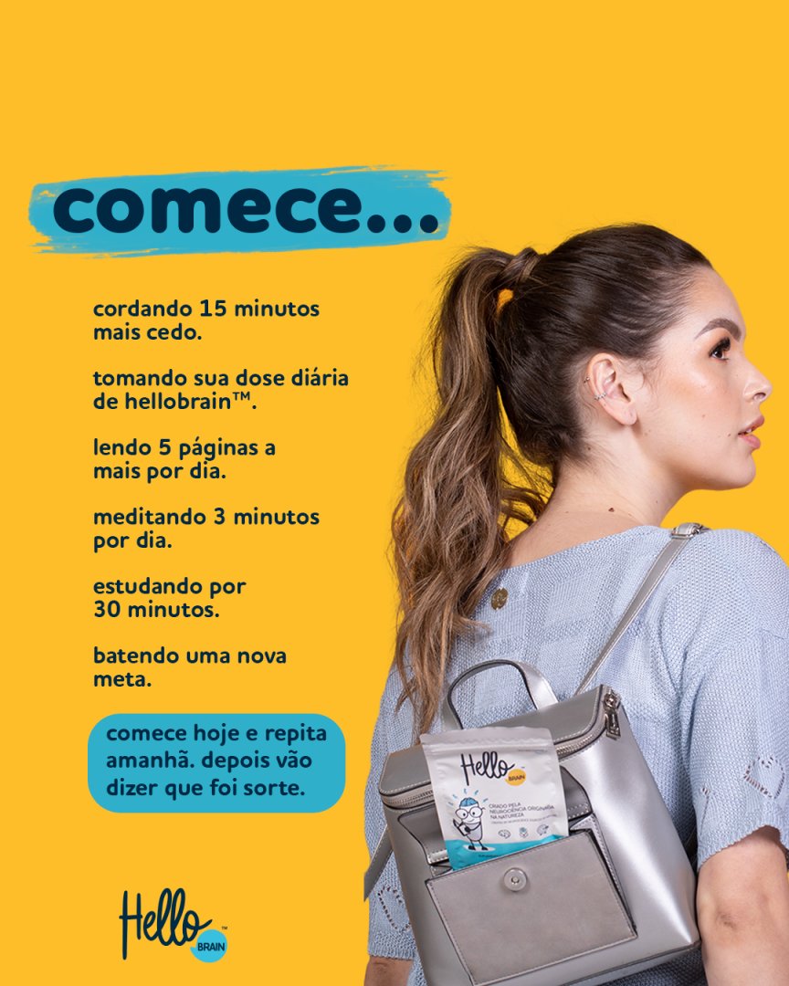 hellobrainbr's tweet photo. segundou, hellovers!!! 🧠🚀

comece aos poucos. melhore 1% a cada dia... com a constância, o resultado vem! 💙😉

já sabem, né? para um upgrade no foco e concentração... hellobrain™ na mão! 😍🌱 https://t.co/2alB1k53qL