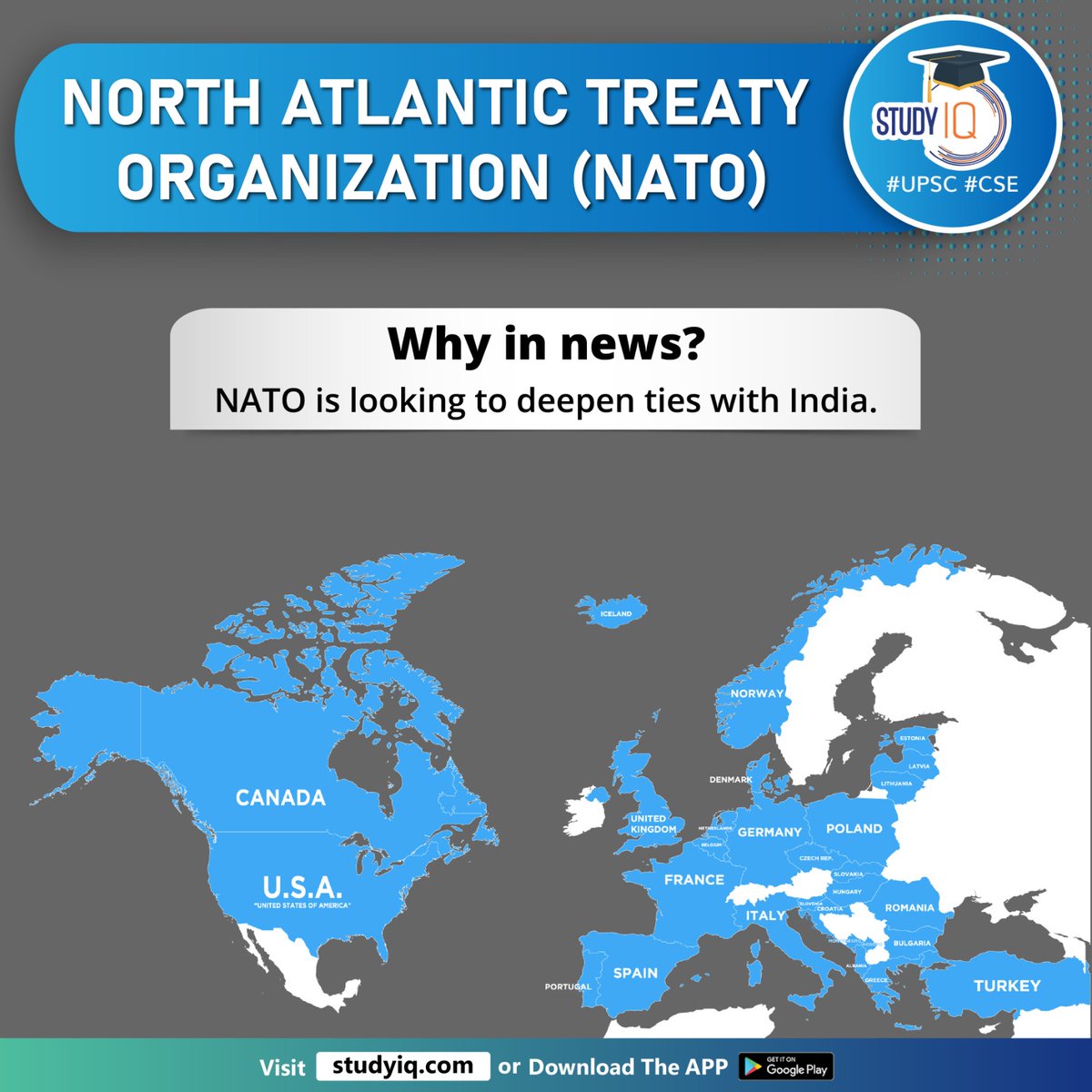 upsciq's tweet photo. North Atlantic Treaty Organization (NATO)
#northatlantictreatyorganization #nato #india #sovietexpansion #europe #worldwar2 #unitedstates #unitedkingdom #belgium #canada #denmark #france #iceland #italy #luxembourg #netherlands #norway #portugal #defense #natomembers #hungary https://t.co/wudotZxDL5