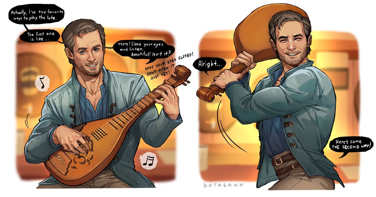 How to play the lute by Edgin Darvis 🔥✨
#DnDHonorAmongThieves #DnDMovie #Fanart