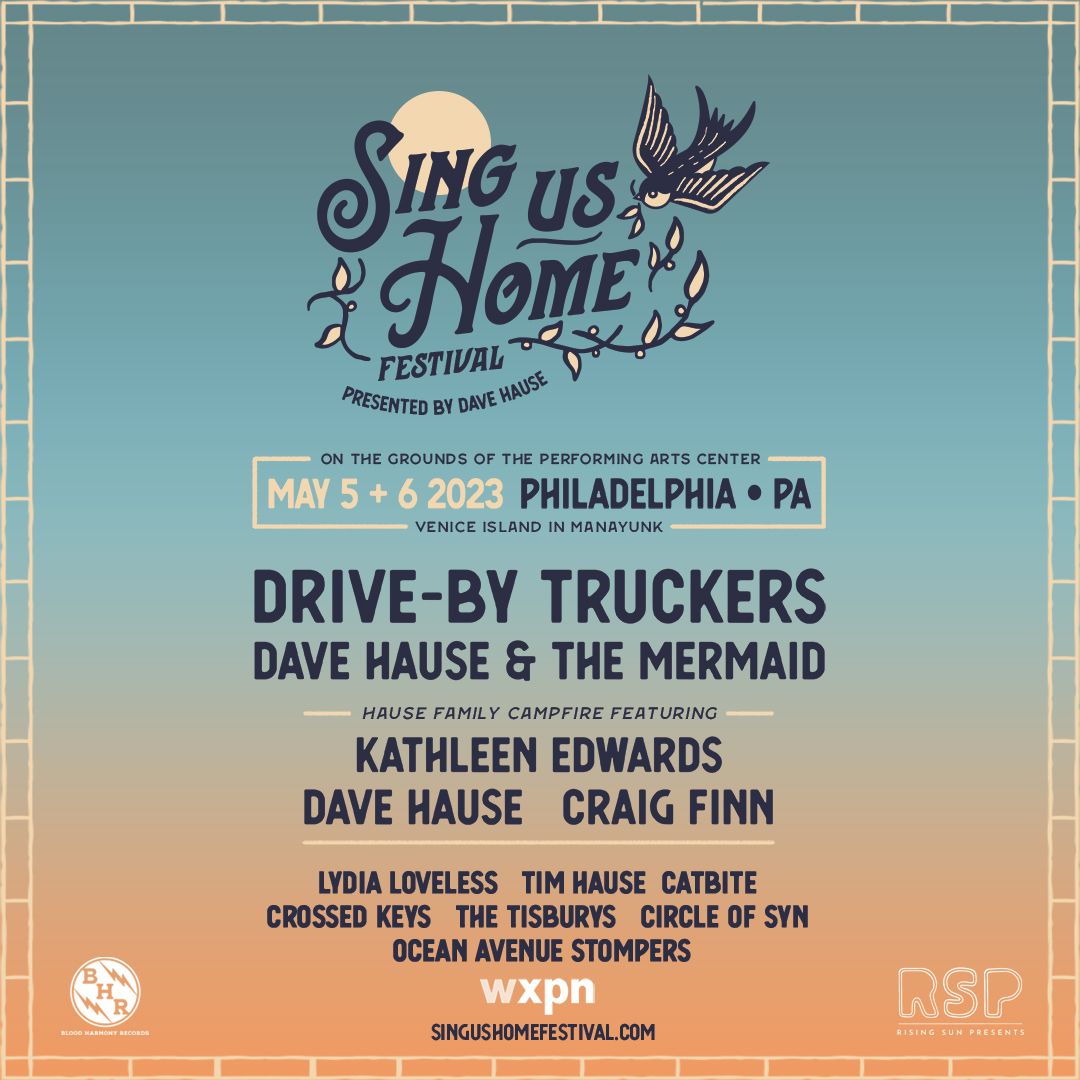 The inaugural <a href="/singushomefest/">Sing Us Home Festival</a>, featuring <a href="/drivebytruckers/">Drive-By Truckers</a>, <a href="/hausedave/">Dave Hause</a>, <a href="/kittythefool/">Kathleen Edwards</a>, <a href="/steadycraig/">Craig Finn</a>, and more, is coming to Venice Island in Manayunk on May 5 - 6! This is your chance to win a pair of passes to the festival! Enter here: bit.ly/SingUsHomeFest…