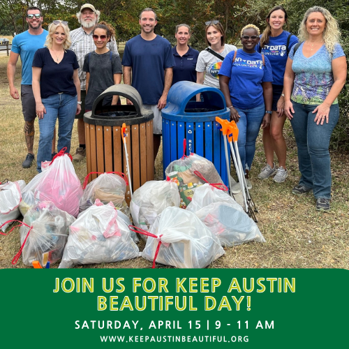 KAB_Austin's tweet photo. Volunteer with your coworkers, friends, and neighbors on April 15th 9am-11 am. We have over 2,000 opportunities in 100 sites across the city! Sign up today at https://t.co/so8HAcgPrs #KeepAustinBeautiful #KABD #volunteer https://t.co/kvldJng340