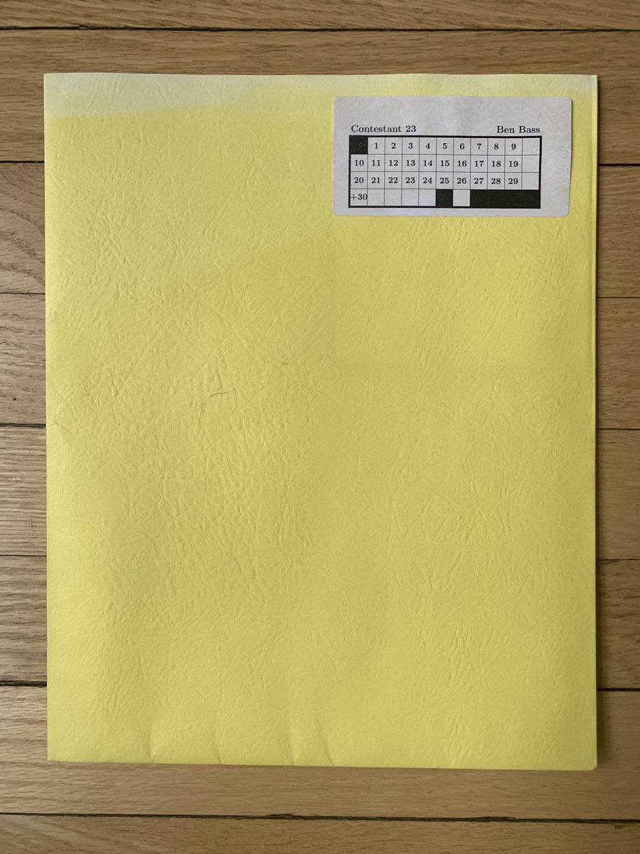 Enjoyed every minute as a rookie judge at my first Stamford #ACPT. It was an outright lovefest. Puzzles were great/unnecessary.

I retired from competition in 2014 after winning the American Crossword Puzzle Tournament’s highest honor: being issued jersey number 23.

#ACPT2023