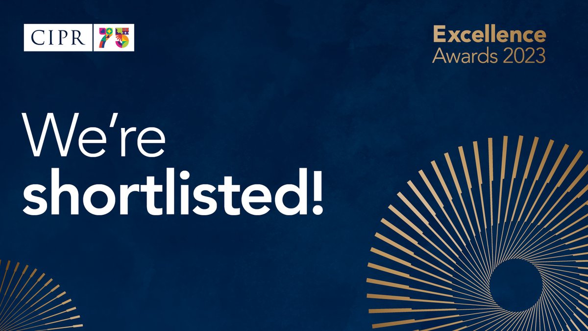 GraylingNorth's tweet photo. We’re still celebrating Friday’s #CIPRexcel Awards news; we’ve been shortlisted in both categories we entered! 🎉 Our two nominations are: https://t.co/YvgiBxUXwc