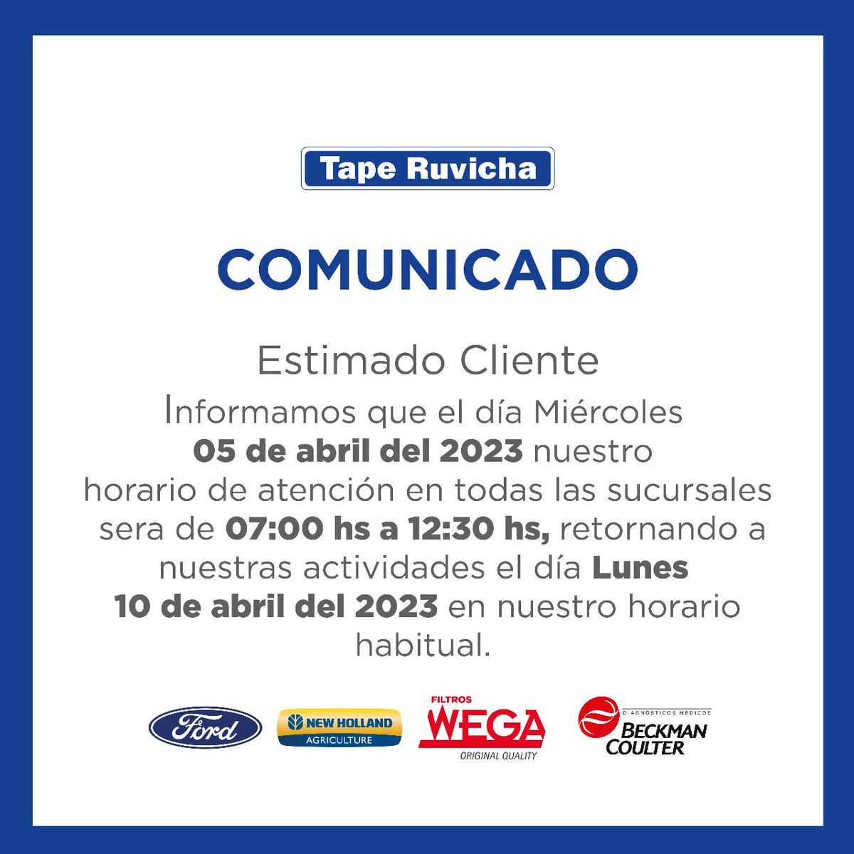 wegaparaguay's tweet photo. COMUNICADO. https://t.co/EsVUSSR1D0