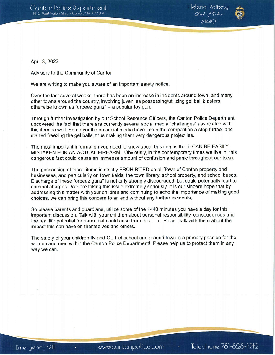 Canton Police tweet media