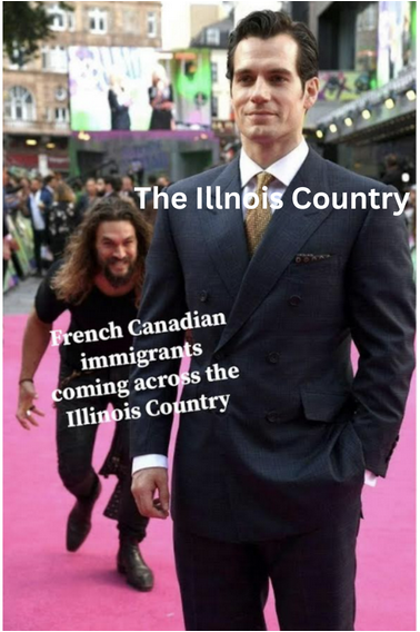 ParkedAtHome's tweet photo. Located on the Mississippit River in MO, Ste. Geneviève National Historical Park celebrates French-Canadian heritage. Our #mondaymemes offer a little light humor related to French-Canadian migration and the changing nature of American communities #ParkedAtHome @BlackstoneNPS https://t.co/jDFNo3WpLG
