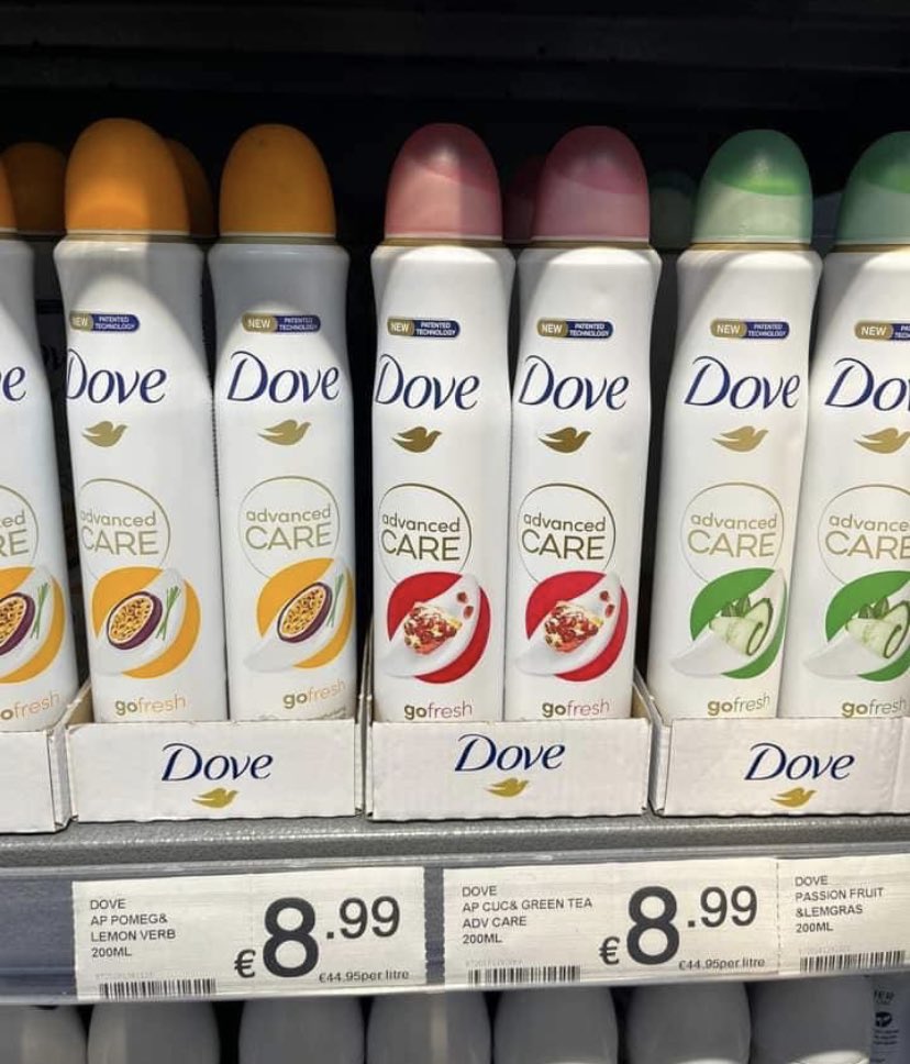 stephie08's tweet image. A deodorant in Dunnes is now 7% of your dole payment if you’re under 24. 
How are people expected to pay for even basic things these days? 

Ireland having a completely normal one 🙈