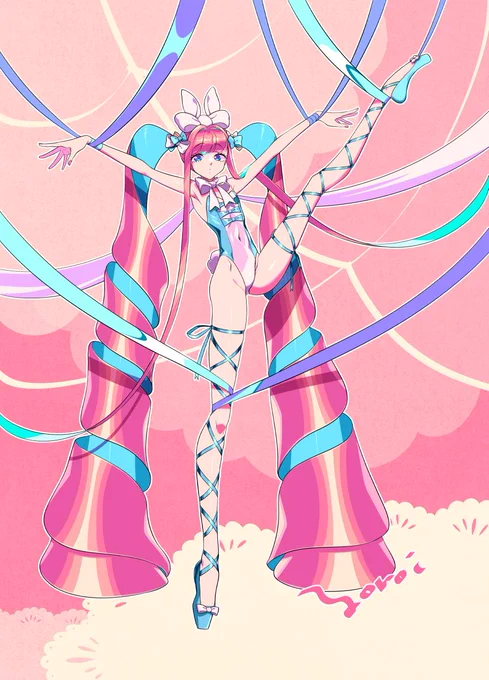 バニー×リボン#ヨロイ創作#創作腰骨 