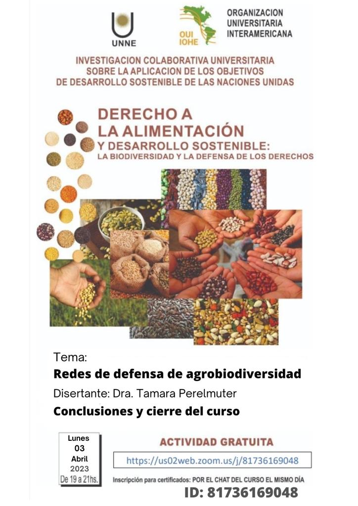 ES HOY!!!! Curso sobre defensa de #semillas criollas y nativas. Objetivo principal: establecer redes colaborativas para fomentar el desarrollo de la #agoecologia ww7.us02webzoom.us/j/81736169048 
#campo #rural #alimentación #desarrollosostenible #biodiversidad