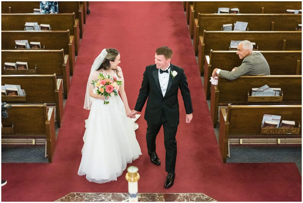 Church ceremony hint! If your church has a choir loft or balcony, find out if we have access to it during your service. You'll LOVE the perspectives! bit.ly/3ZPkOfY