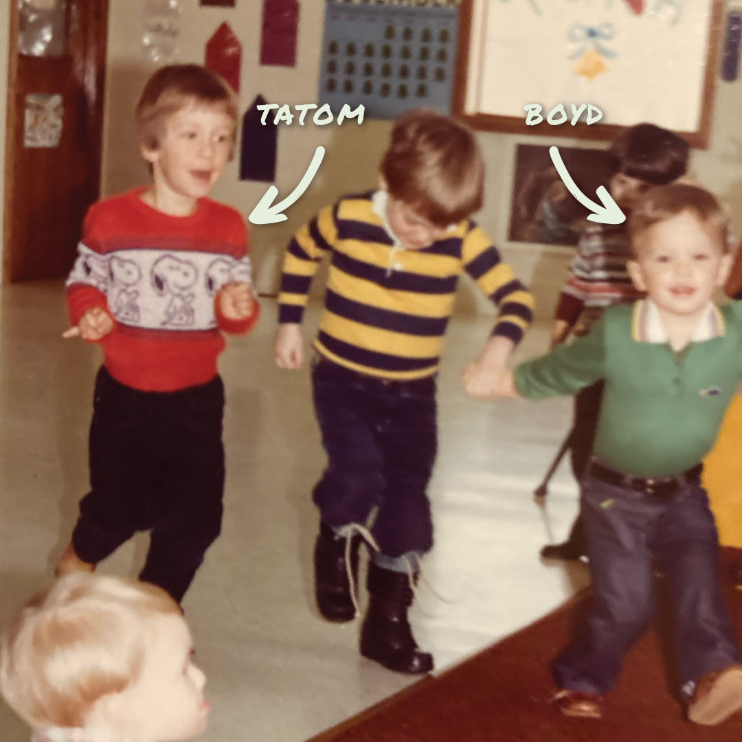 bendfirefighter's tweet photo. Many people who serve Bend Fire have been in this town a looooong time. Brian Boyd is a Battalion Chief with Bend Fire. Oliver Tatom sits on the Rural Fire Protection Board. Oh, and guess where they met? That’s right. Preschool, baby. And we happen to have photos. 😎 https://t.co/Xw9zxbzim0