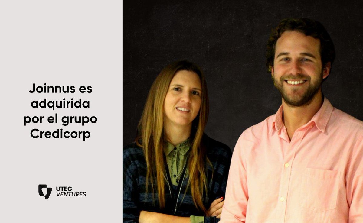 Hito en el ecosistema emprendedor peruano🚀

Fundada por Carolina Botto y Domingo Seminario, <a href="/joinnus/">Joinnus</a> facilita la compra de entradas y la promoción y gestión de eventos. La startup peruana ahora forma parte del holding financiero del grupo Credicorp 👏¡Felicidades al equipo!