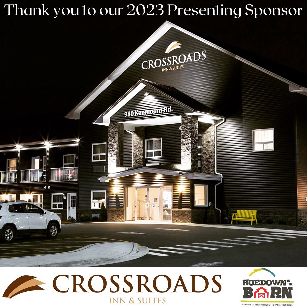 We are thrilled to announce that <a href="/CrossroadsInnNL/">Crossroads Inn & Suites</a> is our 2023 Presenting Sponsor!🎉 At $25,000, Crossroads Inn &amp; Suites continues to be a community leader as an incredible supporter of <a href="/rainbowridersnl/">Rainbow Riders NL</a>. We are so grateful for their partnership 🙏🏻❤️#presentingsponsor #philanthropy