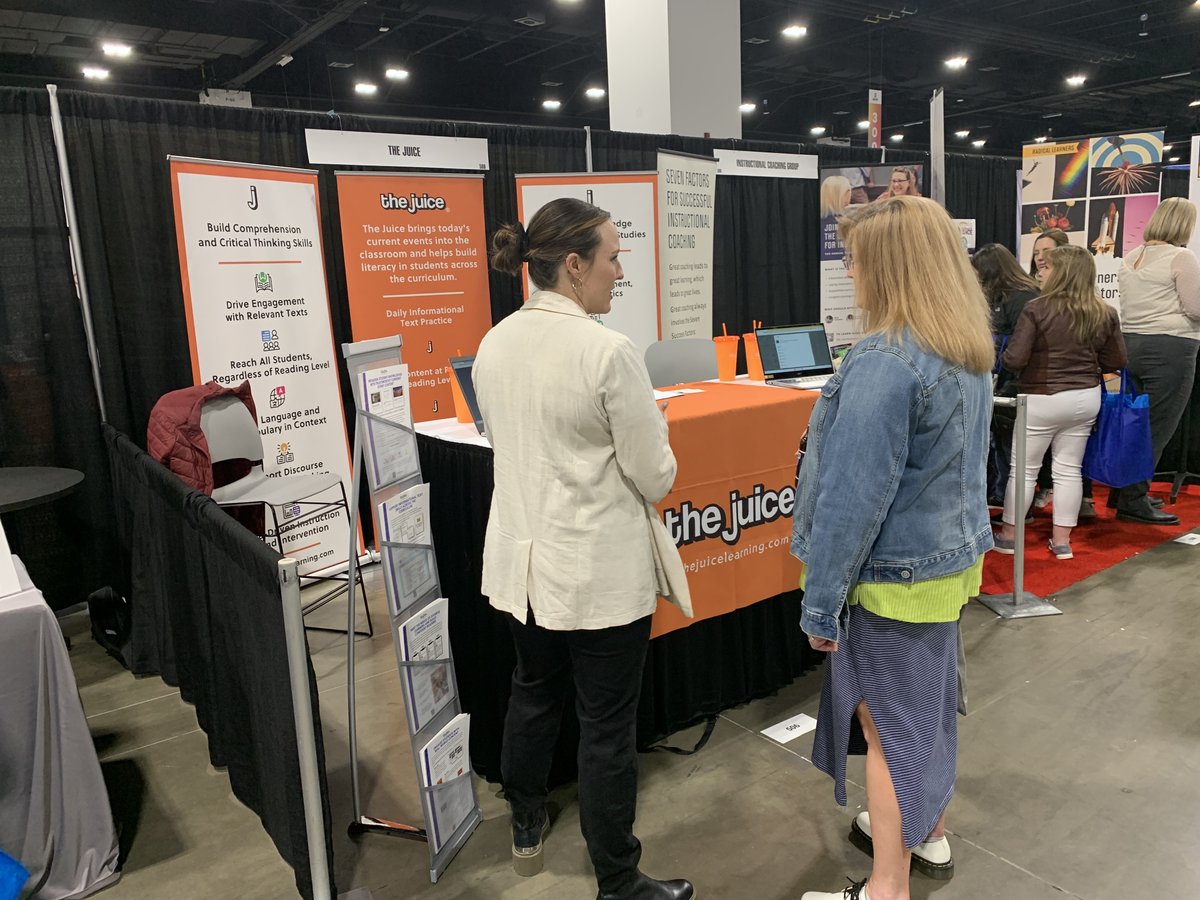 Juice_Learning's tweet photo. #ASCD23 - it has been wonderful connecting with all the outstanding educators & leaders at @ASCD Be sure to stop by booth 506 to see what is new in The Juice and to secure your 🍊 30-day free trial!
#TheJuiceLearning #ContentLiteracy #SocialStudies #ELA #STEM #Teacherleadership https://t.co/lgLWPz9Cdr